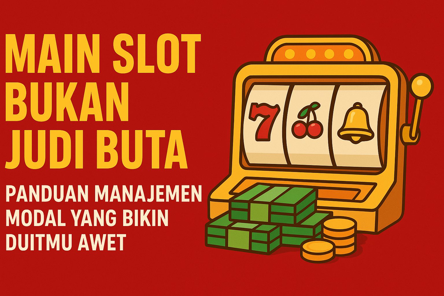 Main Slot Bukan Judi Buta: Panduan Manajemen Modal yang Bikin Duitmu Awet